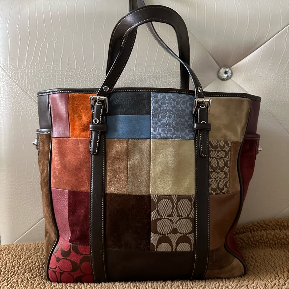Authentic Coach Patchwork Tote👜